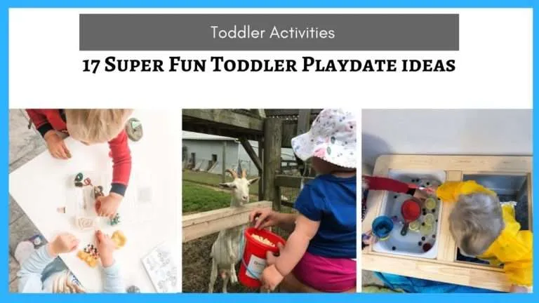17 Fun Toddler playdate ideas (Hosting and Activity ideas for 2 and 3 year olds)